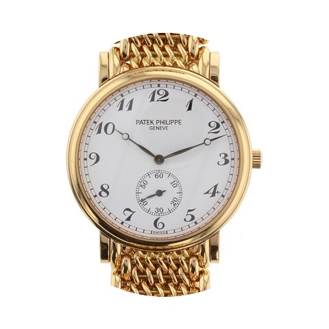 Patek Philippe Calatrava Mens 18K Rose G...
