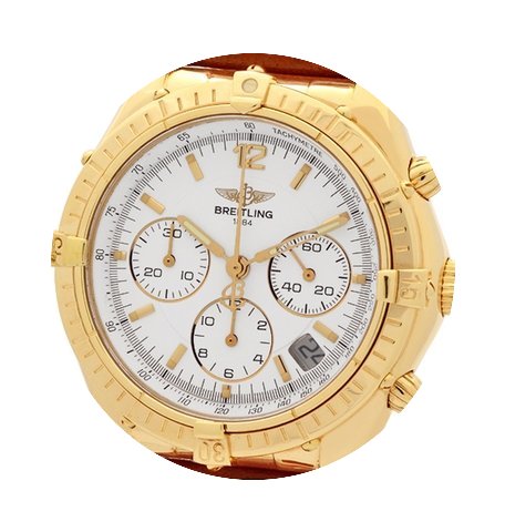 Breitling Chronomat Cockpit 18k Yellow G...