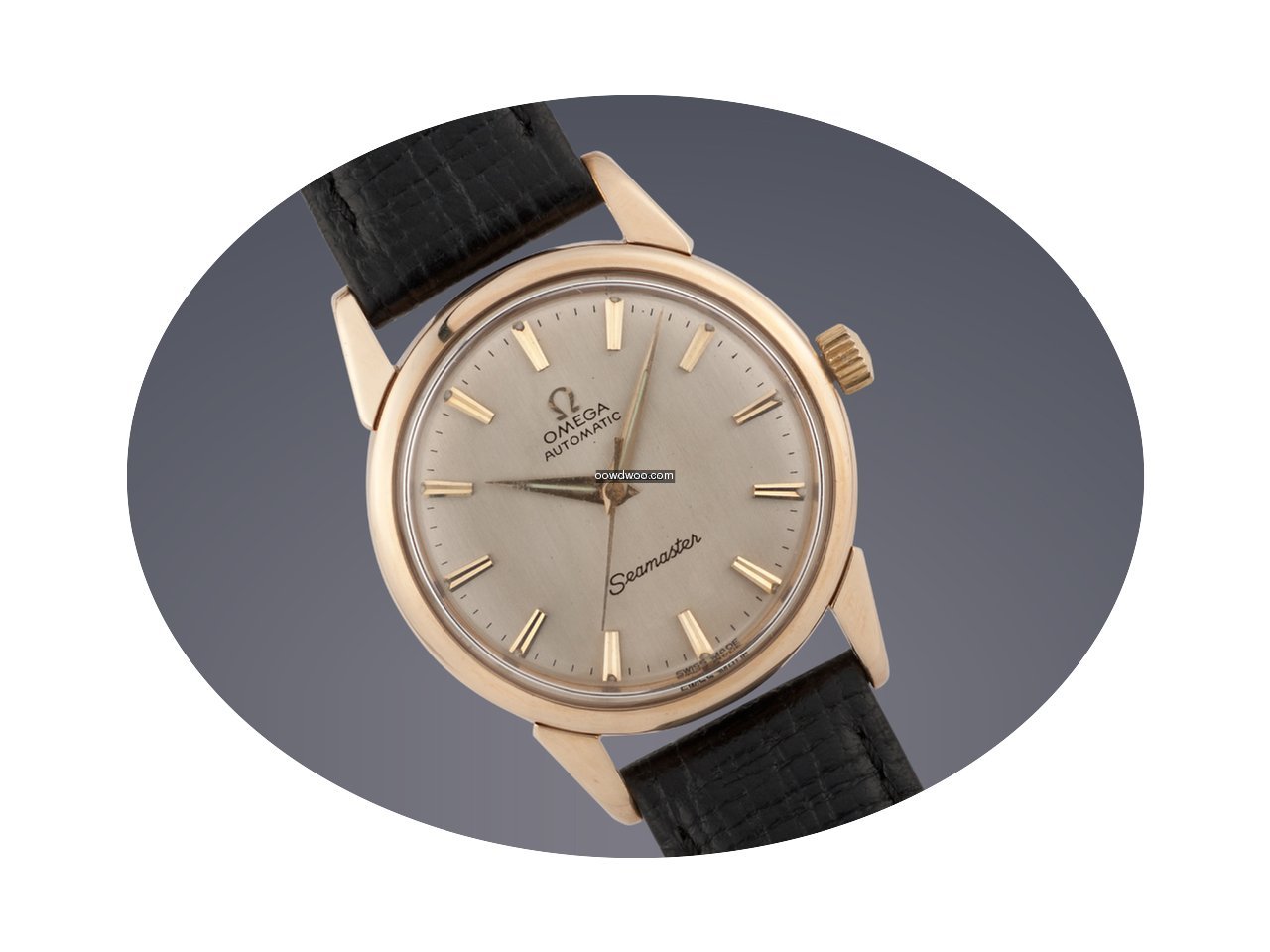 Omega Seamaster 9ct gold automatic...