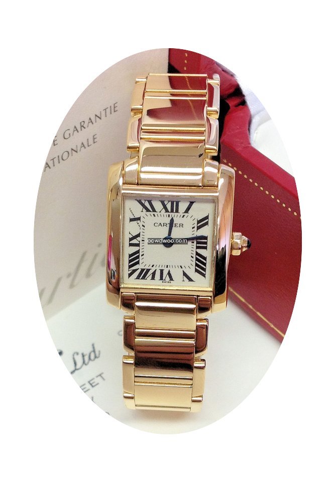 Cartier Tank Française W50002N2 - Box &...