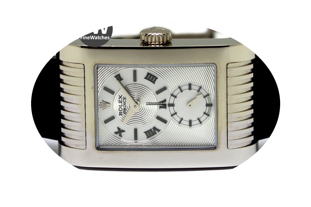 Rolex Cellini Prince Dual Time White Gol...