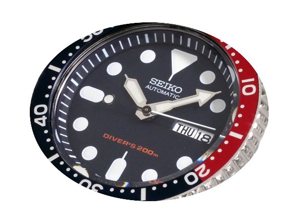 Seiko SKX009K2 7S26 Pepsi Bezel Black Di...