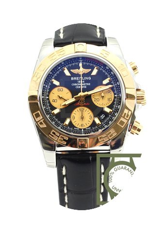 Breitling Chronomat 41 steel gold cb0140...