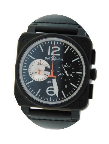 Bell & Ross Aviation Chronograph PVD...