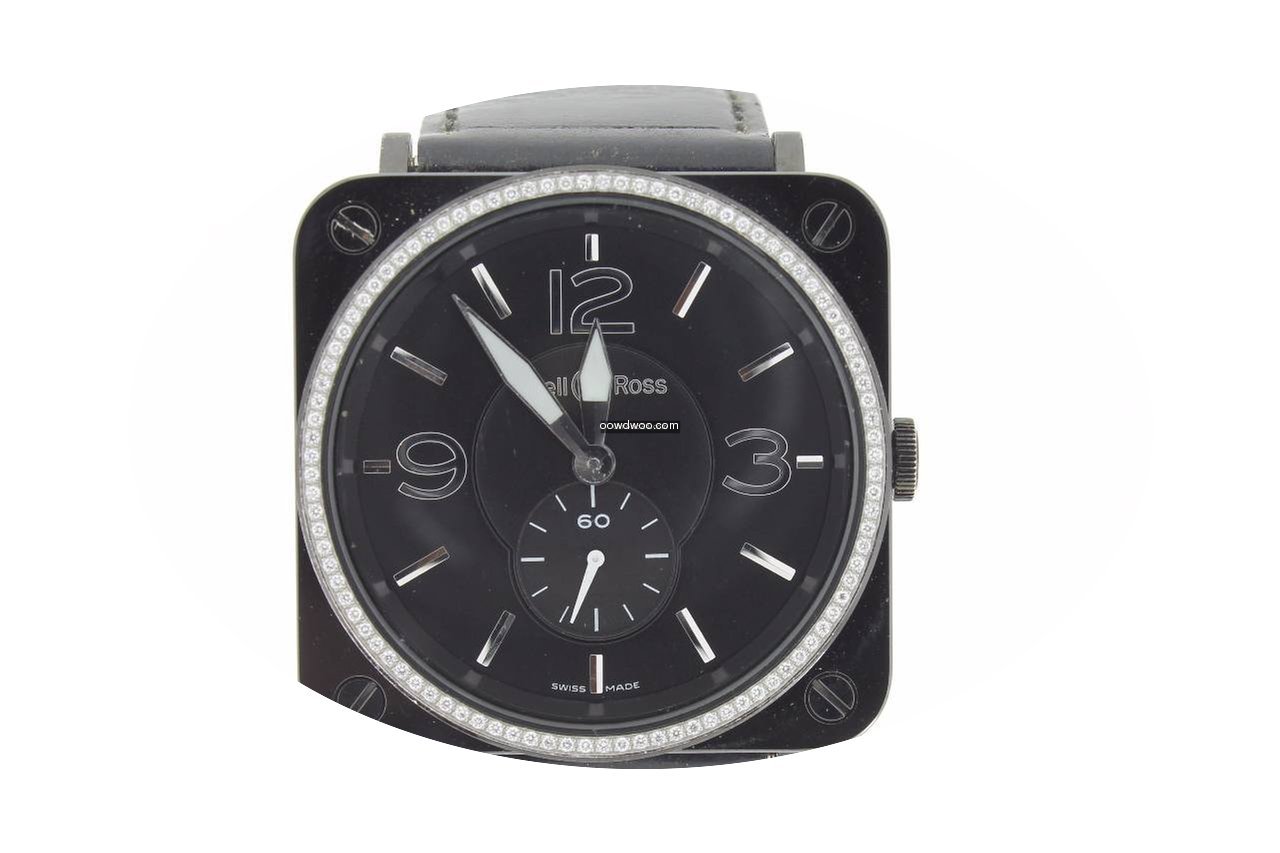 Bell & Ross BlackCeramic FactoryDiamonds...
