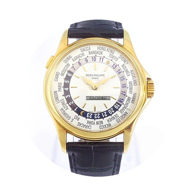 Patek Philippe WORLD TIME 5110J Yellow G...