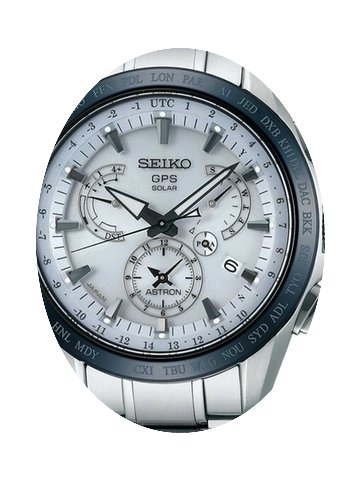 Seiko SSE047J1 Astron GPS Solar Dual-Tim...