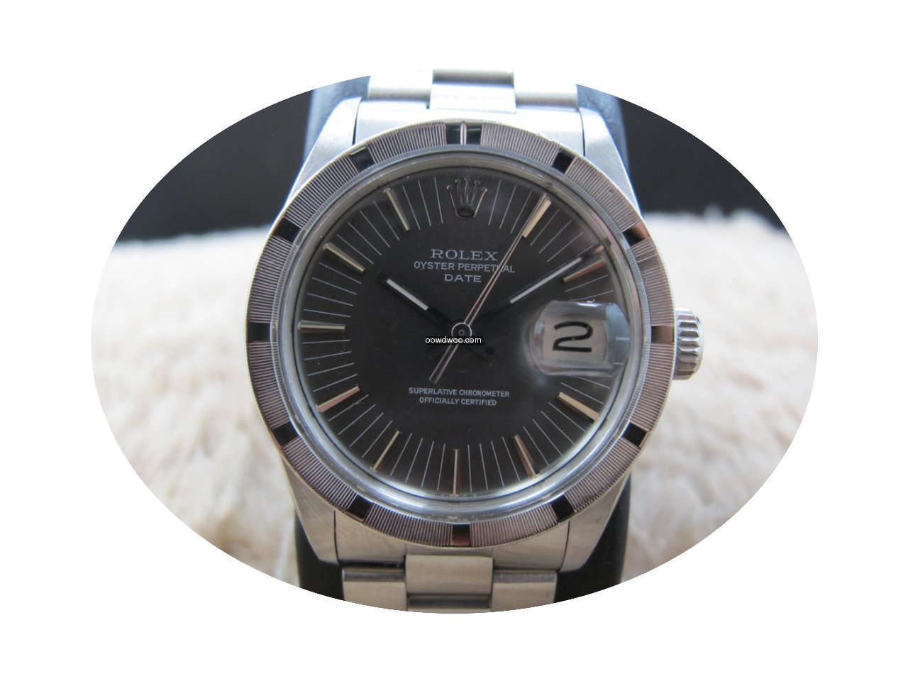 Rolex OYSTER DATE 1501 Original Grey Lon...