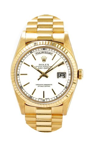 Rolex Men's President Yellow Gold Fluted...