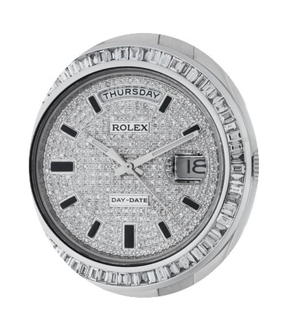 Rolex Day-Date President White Gold Diam...