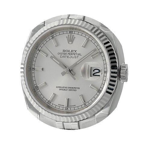 Rolex Datejust 36mm Steel & White Go...