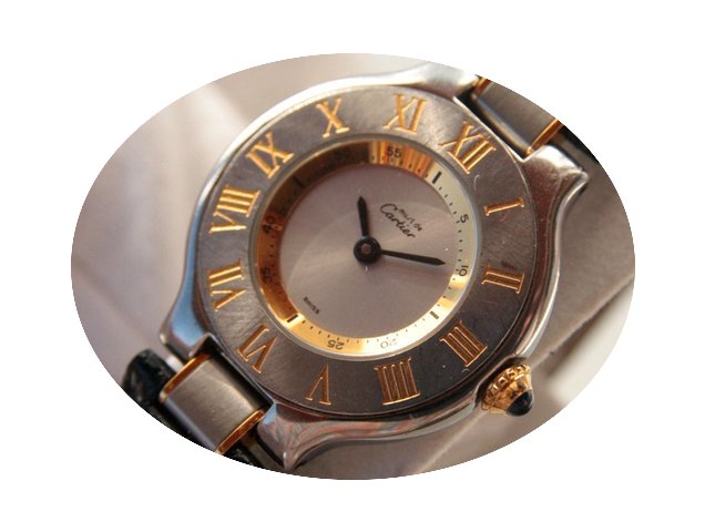 Cartier Must 21 Dames Quartz boitier or ...