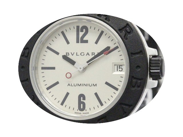 Bulgari Aluminum Rubber Quartz Ladies Wa...