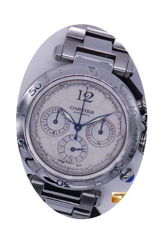 Cartier Pasha Chronograph 38mm Ss Bracel...