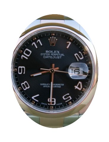 Rolex Datejust 36 116201-BLKASO Black Co...