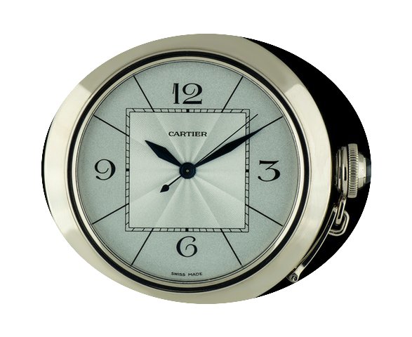 Cartier 18k White Gold Silver Dial Pasha...