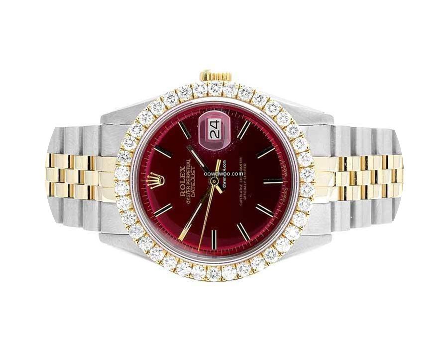 Rolex Mens Rolex 18K/ Steel Datejust Oys...