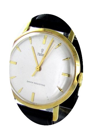 Tudor Vintage Herrenuhr 18kt Gold Handau...