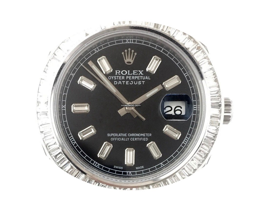 Rolex Datejust II DIAMONDS BAGUETTE41mm ...