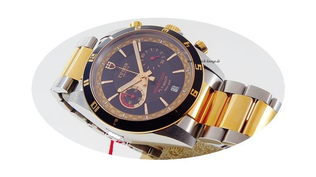 Tudor Grantour Flyback Chrono steel ros...