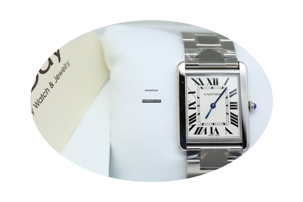 Cartier Eightday watch W5200014 Tank sol...