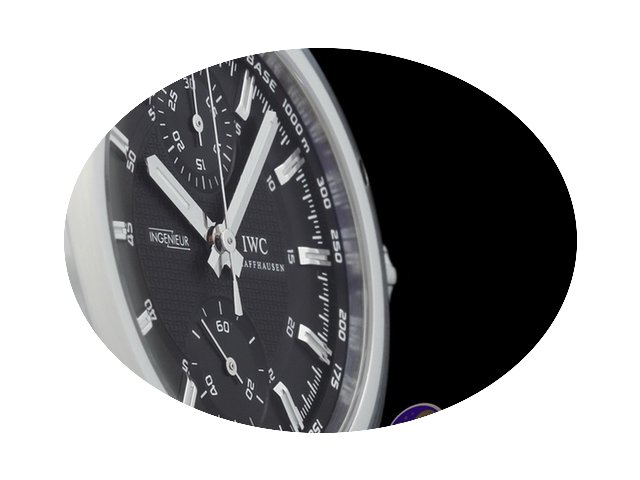 IWC Ingenieur Chronograph Schwarzes Ziff...