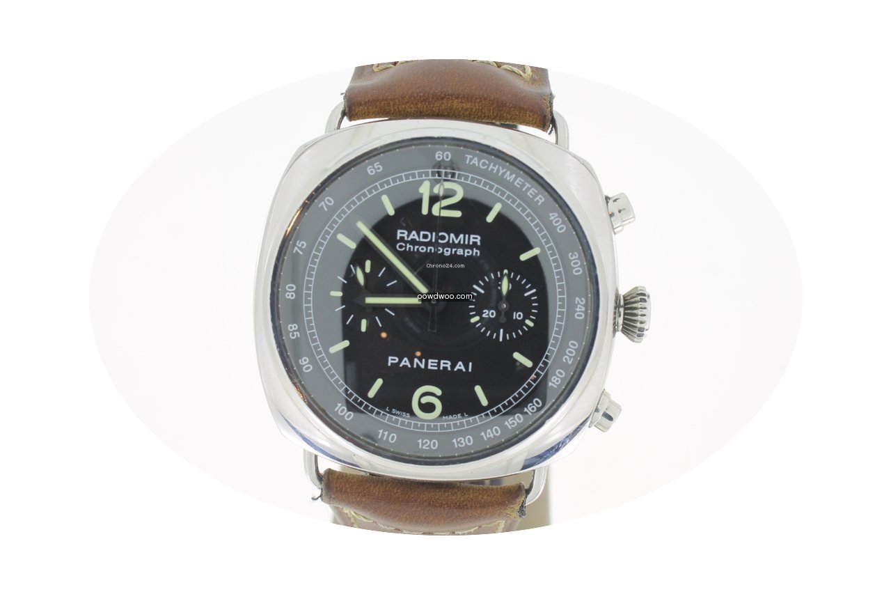 Panerai Radiomir Chronograph Steel Black...