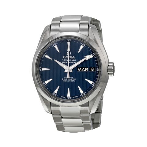 Omega Aqua Terra Annual Calendar Blue Di...