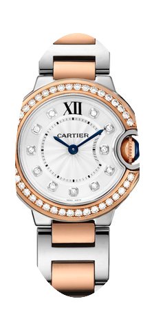 Cartier Ballon Bleu Silver Dial Two Tone...