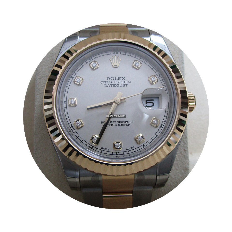Rolex Datejust II SS/18K Yellow Gold/Whi...
