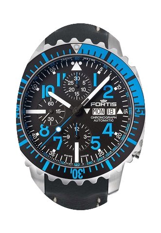 Fortis B-42 Marinemaster Blue Chronograp...