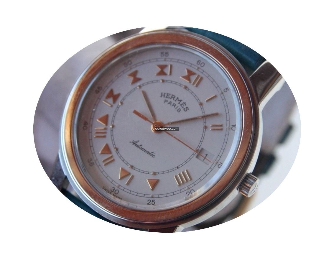 Hermès CARRICK homme AUTOMATIQUE OR et ...