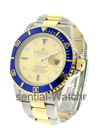 Rolex Used Submariner 2 Tone with Champa...