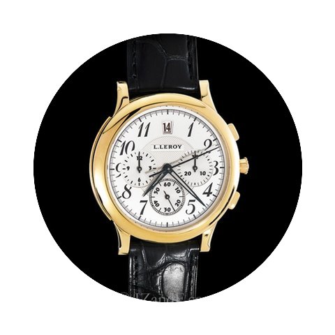L.Leroy Men’s Watch Osmior 18K Yellow ...