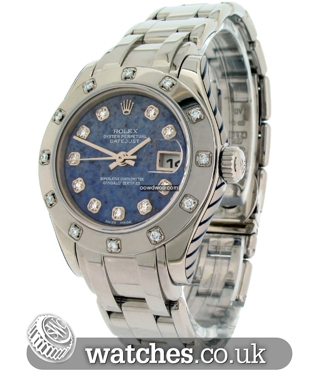 Rolex Ladies Pearlmaster 18ct White Gold...