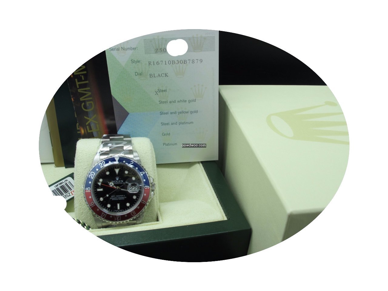 Rolex GMT MASTER 2 16710 Pepsi Red/Blue ...