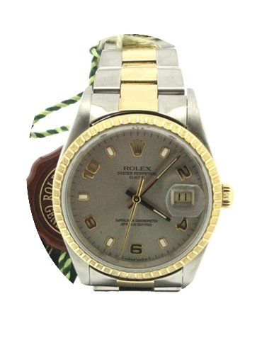 Rolex Oyster Perpetual Date 18ct Yellow ...