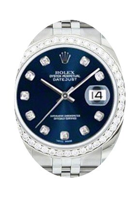 Rolex Datejust 36 116244-BLUDDJ Blue Dia...