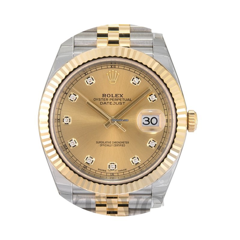 Rolex Datejust 41 Champagne/18k gold G J...