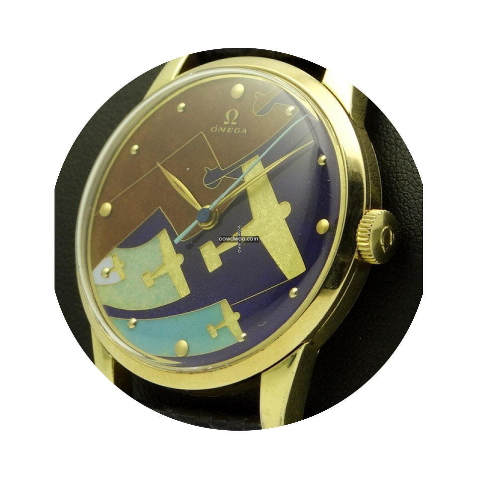 Omega | Rare policrom enamel dial...