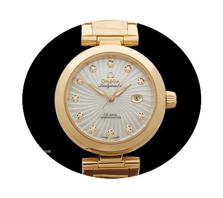 Omega De Ville Ladymatic 18k Yellow Gold...
