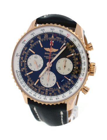 Breitling Navitimer 01 18K Solid Rose Go...