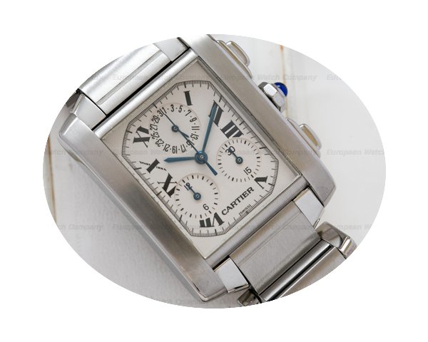 Cartier Tank Francaise Chronoflex Quartz...