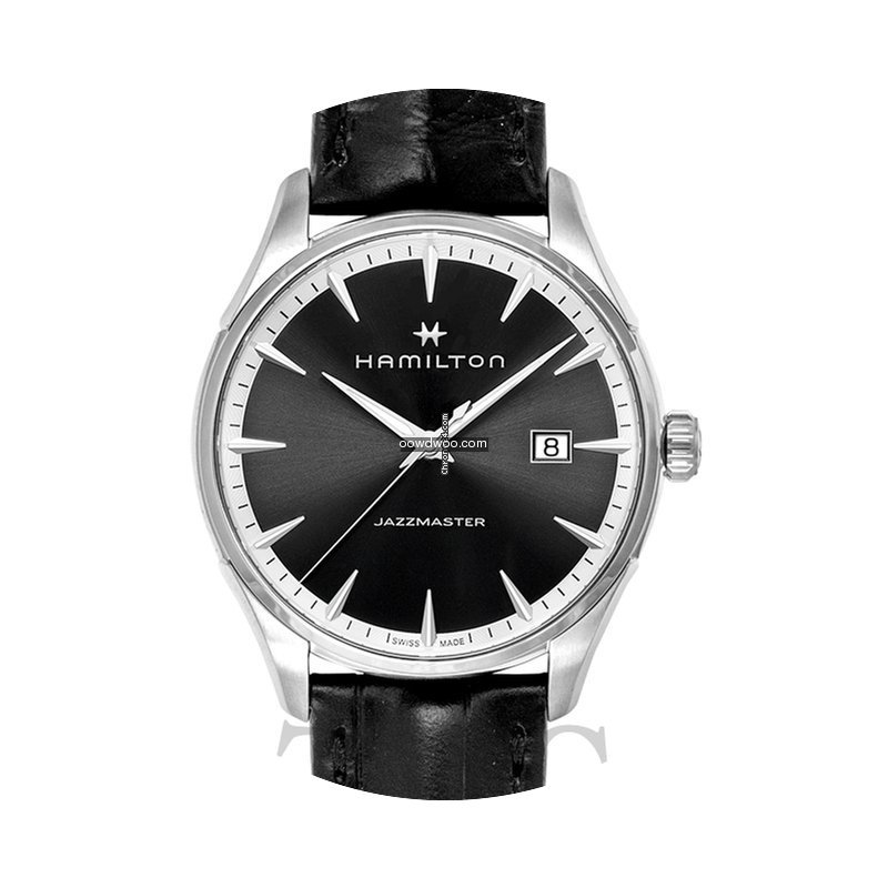 Hamilton Jazzmaster Gent Quartz Black St...