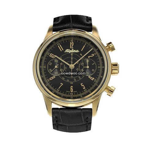 Alpina 130 Startimer Pilot Heritage Blac...