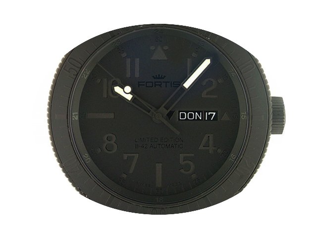 Fortis B-42 Titan Black Automatik Kautsc...