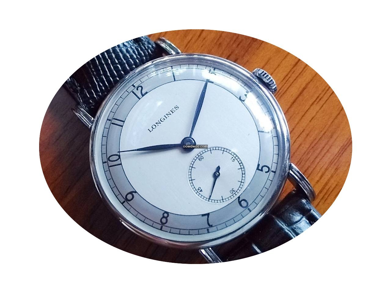 Longines two-tone dial oversized vintage...