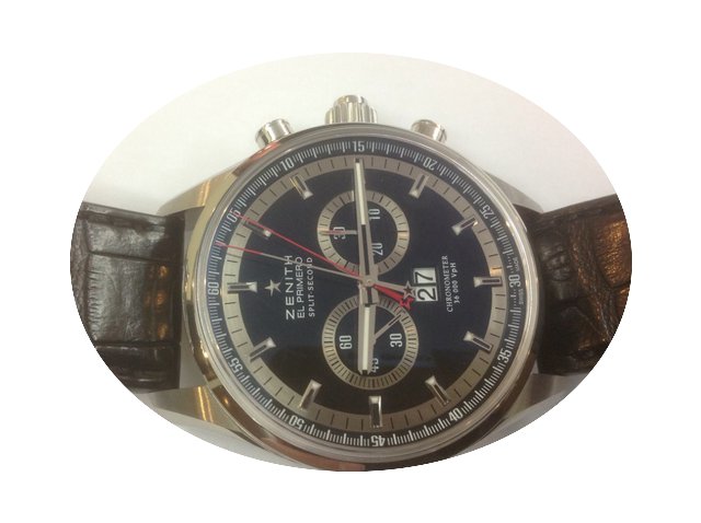 Zenith Split-Second/Rattrapante stainles...
