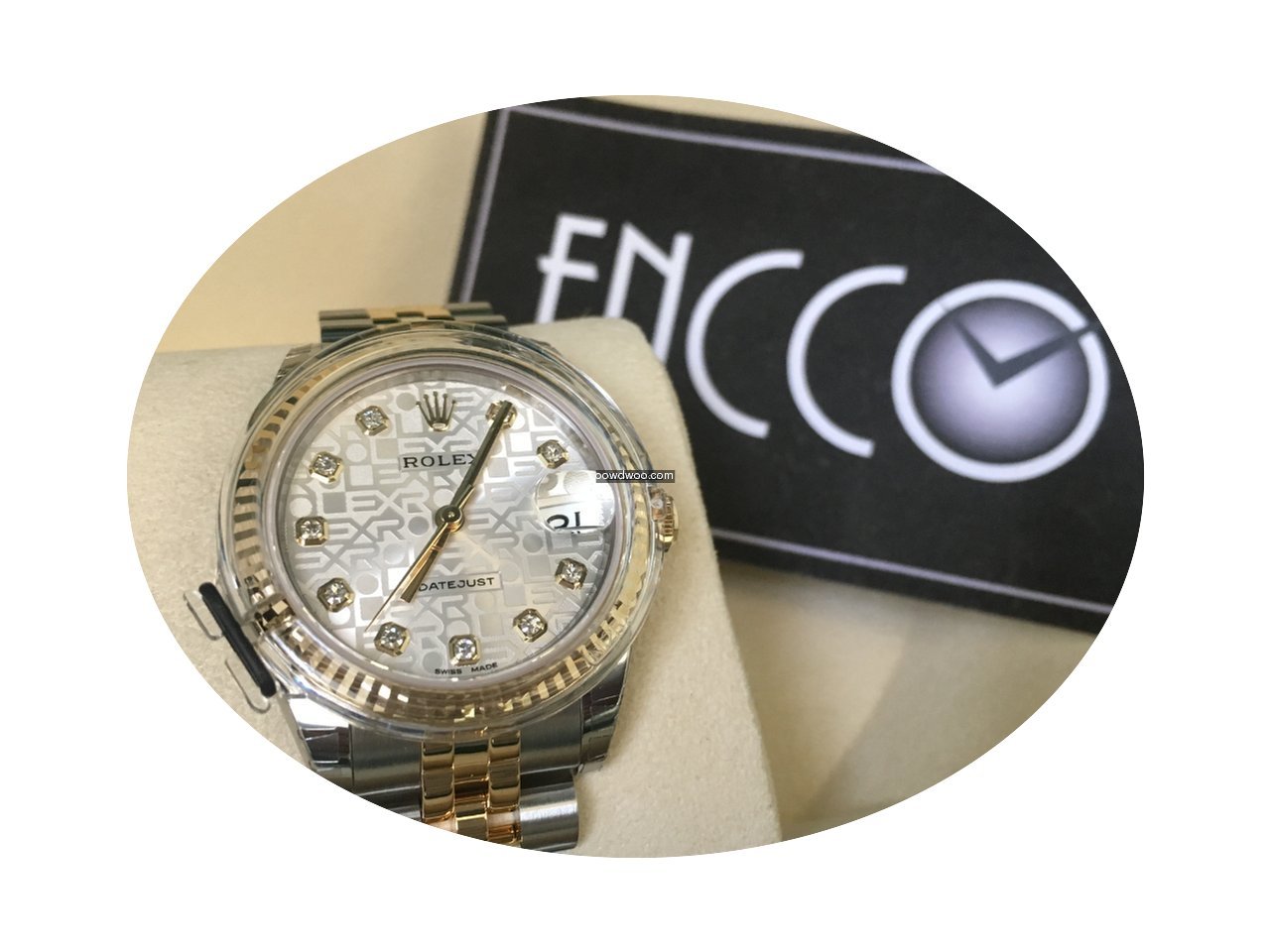 Rolex 178273 Datejust 31MM Silver Diam D...