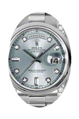 Rolex Day-Date 36 118296-BLUDDP Ice Blue...
